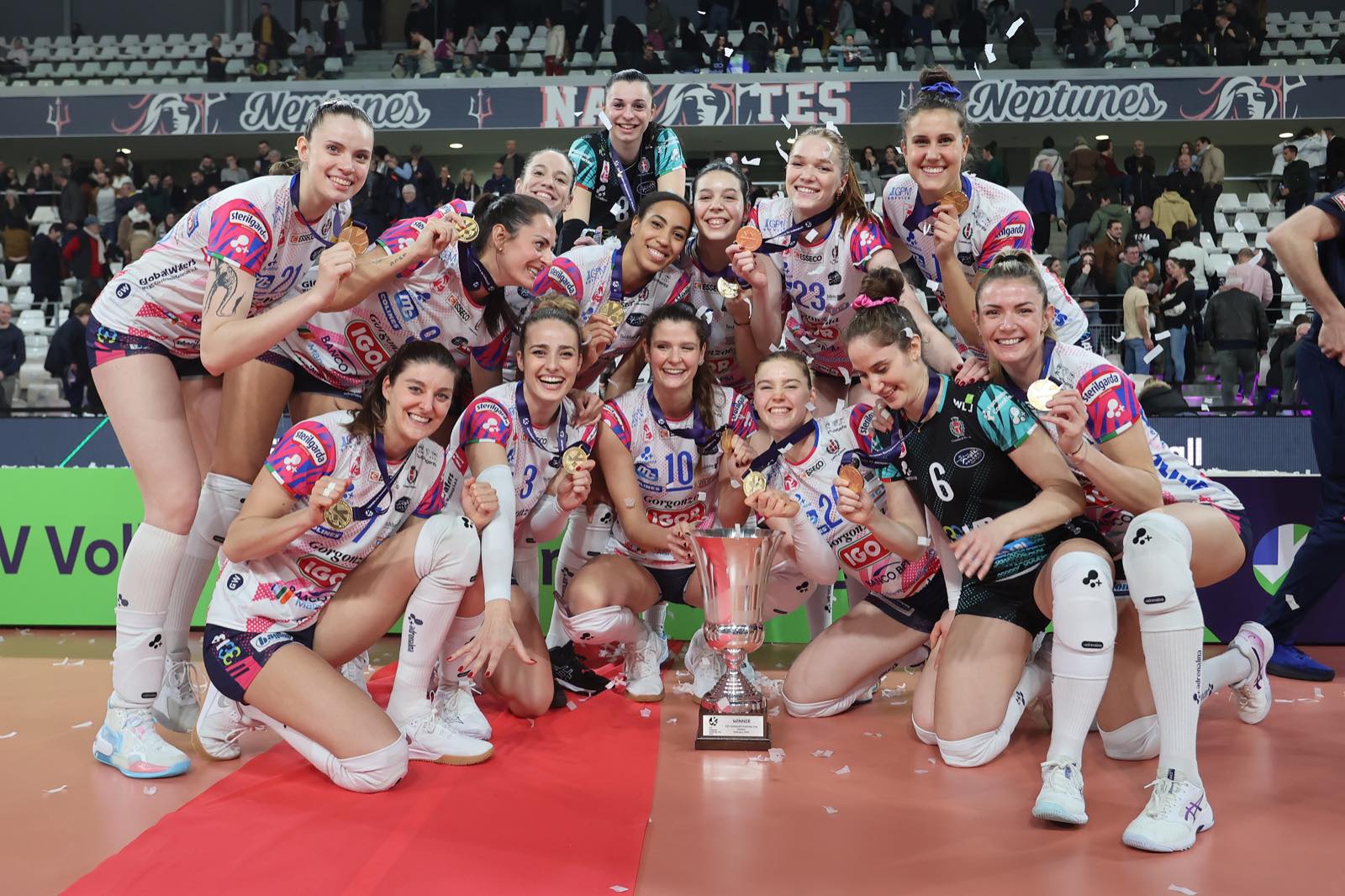 Coppe europee femminili i risultati delle squadre italiane, Novara